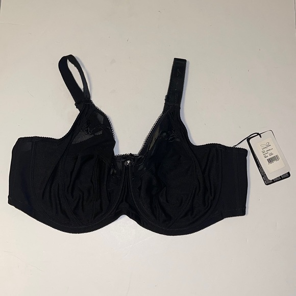 🆕 Love Love “Ornella” Black Underwire Bra - Size 46DD / DD46 - Picture 3 of 9